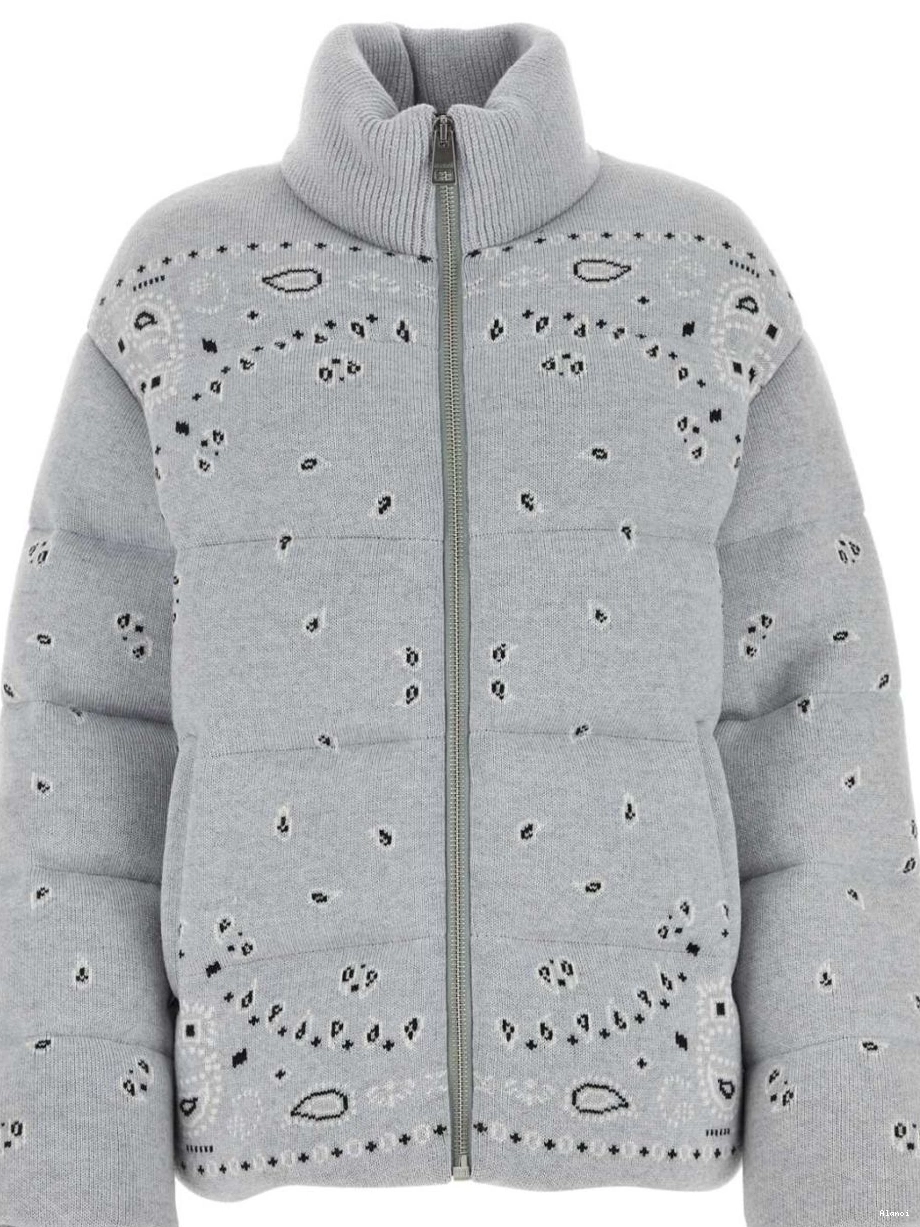jacket Women down Alanui zip-up bandana-print 0429